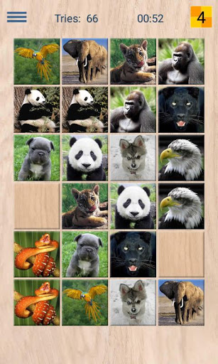 Animals Memory Game