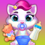 icon Baby Kitty Kat Pet Caring Game