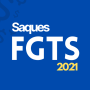 icon Saques FGTS 2021, datas, calculadora, documentos