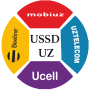 icon USSD UZ UZMOBILE BEELINE MOBIUZ UCELL (2021)