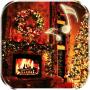 icon Christmas Fireplace Live Wallpaper