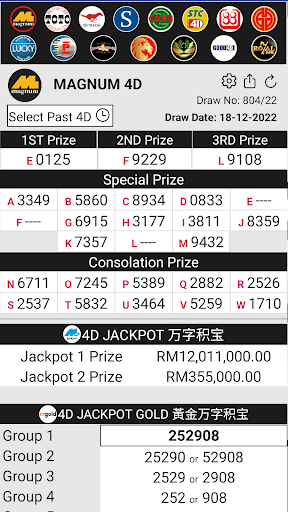 Gt lotto 4d best sale result