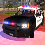 icon American Police Suv Driving