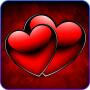 icon Love heart Gifs images 4K, Romantic hearts 3D for Samsung Galaxy Note 10 1
