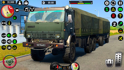 Army Cargo Truck Driving Game