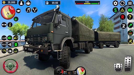 Army Cargo Truck Driving Game