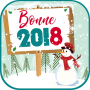 icon Happy 2018 in French