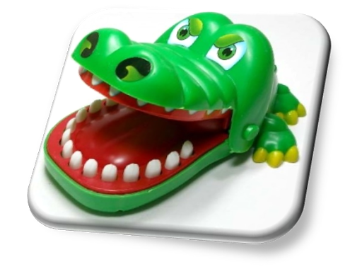 Fearsome crocodile roulette