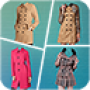icon Woman Trench Coat Photo Suit