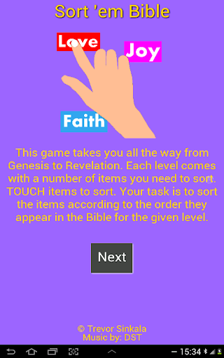 Bible Sorting Game