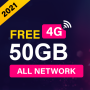 icon Free Internet Data All Network Packages 2021