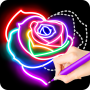 icon Learn To Draw Glow Flower for Huawei MediaPad M3 Lite 10