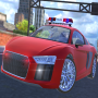 icon American R8 Police Car Driving: Police Games 2022 for intex Aqua A4
