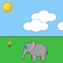 icon Elliot the Elephant Wallpaper for iball Slide Cuboid