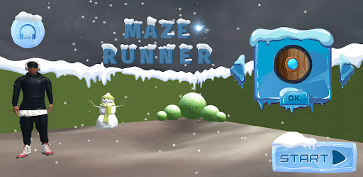 3D Maze Run Christmas Special