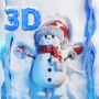 icon Christmas Wallpaper and KeyboardCute Snowman