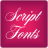 icon Script Free Font Theme 8.06.1