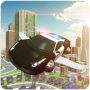 icon Flying Cop Car 3D