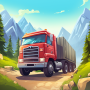 icon Drive Mountain Truck Trailer