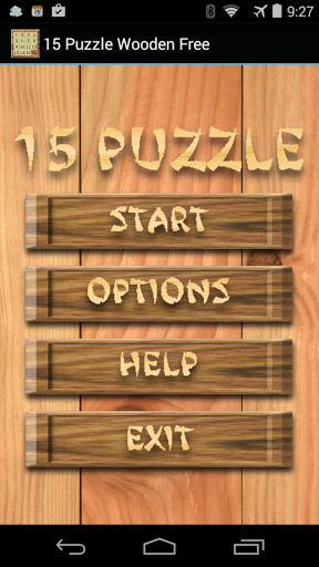 15 Puzzle Wooden Free