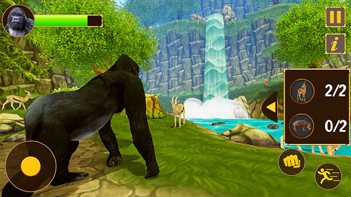 The Angry Gorilla Hunter- Wild Animal Attack Games