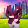 icon Business Man Photo Suit
