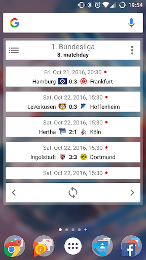 Widget for Bundesliga