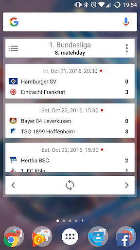 Widget for Bundesliga