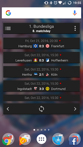 Widget for Bundesliga