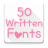 icon Written Fonts 50 3.21.1