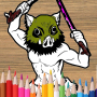 icon click coloring for Demon Slayer
