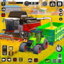 icon Tractor Farming Game Harvester for iball Slide Cuboid