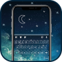 icon Aesthetic Night Sky Keyboard Background for Sony Xperia XZ1 Compact