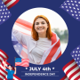 icon 4th July Photo Frame : USA Independence Day 2021 for Sony Xperia XZ1 Compact