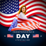 icon Happy 4th of July Independence Day 2021