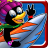 icon Super Surfer Penguin 1.8