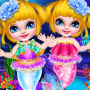 icon Mermaid Baby Twins