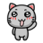 icon Cuty Gray Cat 1.3