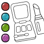icon Glitter Beauty Coloring Pages