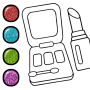 icon Glitter Beauty Coloring Pages for Samsung Galaxy Note 10 1