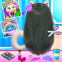 icon Chic Baby kitty Cat Hair Salon for Samsung Galaxy Grand Duos(GT-I9082)