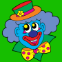 icon clown coloring book