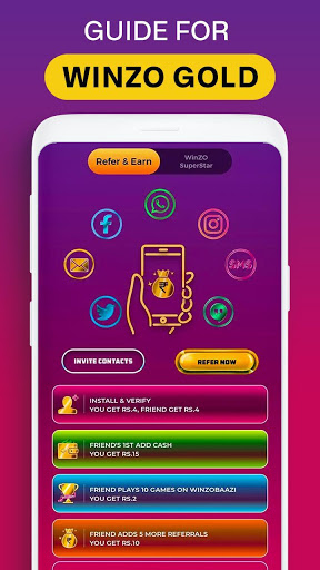 Winzo Winzo Gold - Earn Money & Win Games Tips