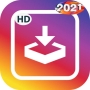 icon video downloader for instagram, story saver for iball Slide Cuboid