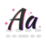 icon Aa font keyboard