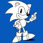 icon How to draw Soni the Hedgehog