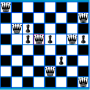 icon Chess Queen and Pawn