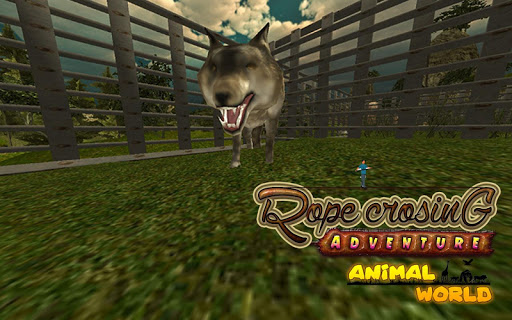 VR Animal World Rope Crossing