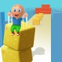 icon Cube Stack 3d: Fun Passing over Blocks and Surfing
