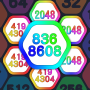 icon 2048 Number Hexagon